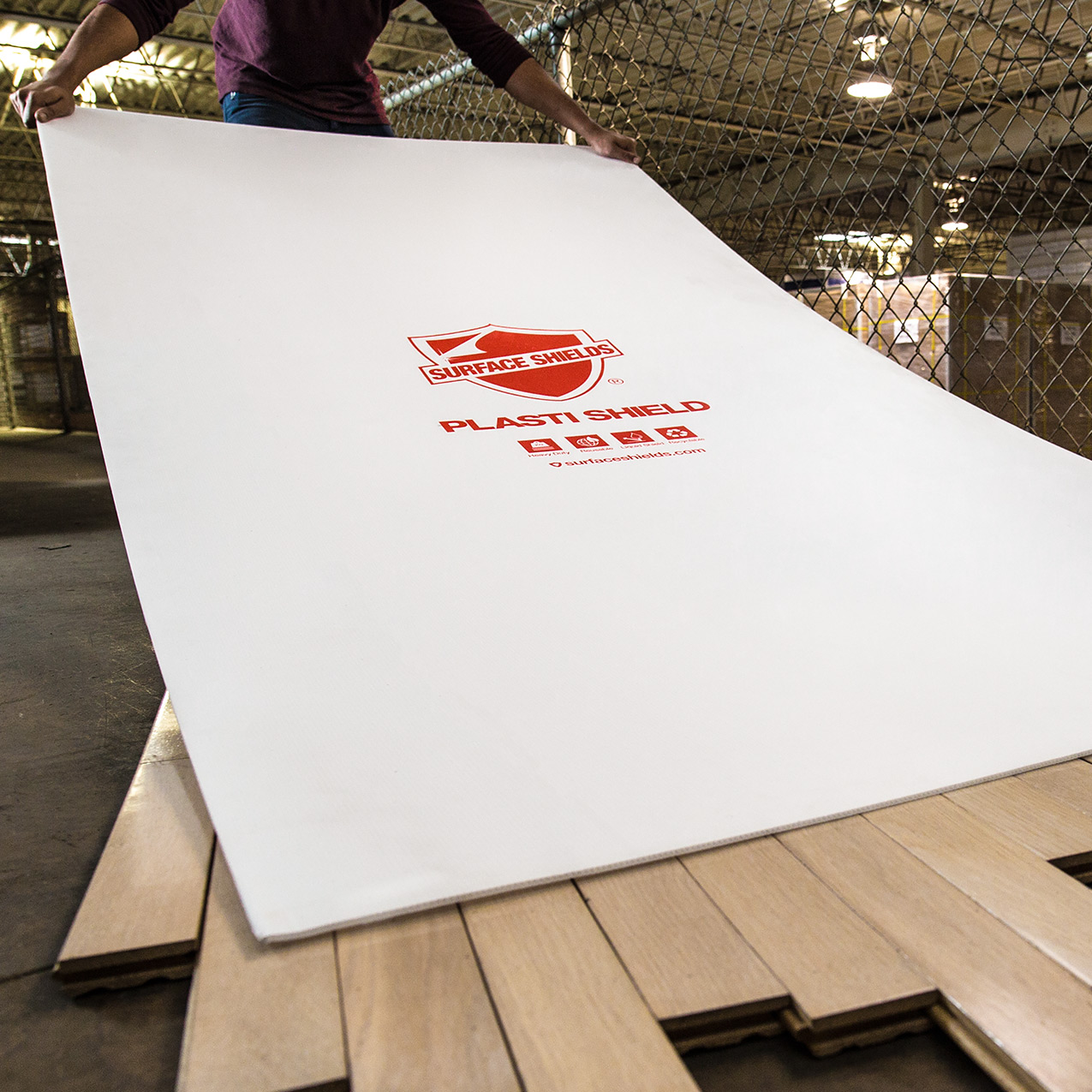 PlastiShield™ Plastic Corrugated Wall Protection Sheets