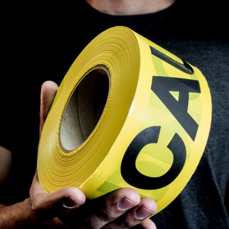 yellow caution tape