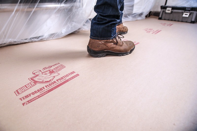 Builder Board Durable Temporary Floor Protection Board