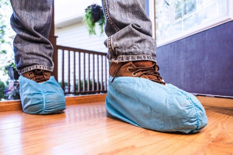 Construction Shoe Covers Available in Three Materials