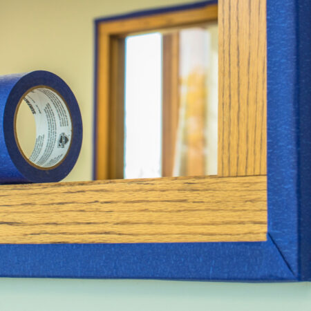 blue masking tape