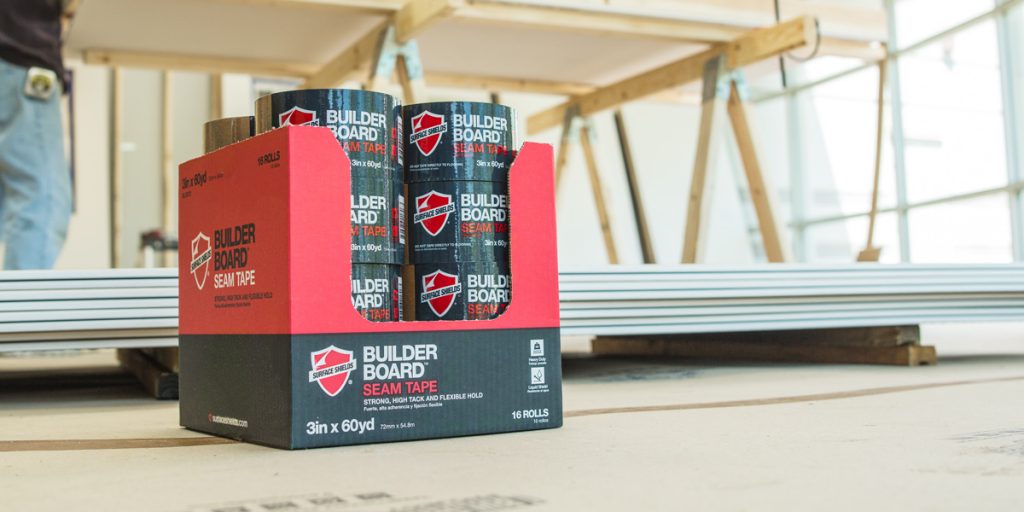 Builder Board and Seam Tape Surface Shields