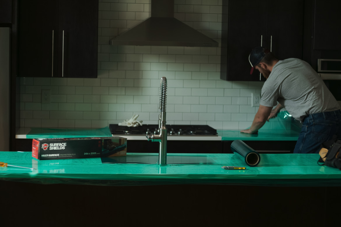 Protect Curved or Uneven Surfaces During a Remodel